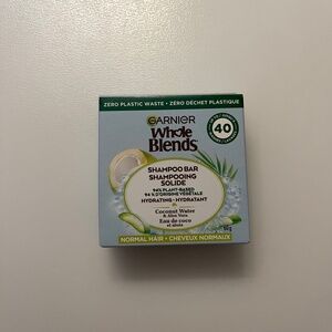 NEW  Garnier Whole Blends Shampoo Bar Plant Based Normal Hair Coco Aloe